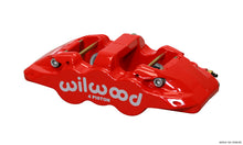 Load image into Gallery viewer, Wilwood Caliper-Aero4 - Red 1.12/1.12in Pistons 1.10in Disc