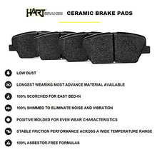 Load image into Gallery viewer, Hart Brakes Front Rear Brakes and Rotors Kit |Front Rear Brake Pads| Brake Rotors and Pads| Ceramic Brake Pads and Rotors - BHCC.44138.02
