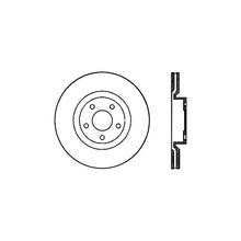 Load image into Gallery viewer, StopTech 08-13 Chevrolet Corvette Cryo Slotted Front Sport Brake Rotor