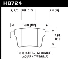 Load image into Gallery viewer, Hawk 05-07 Ford Five Hundred / 08-09 Ford Taurus Performance Ceramic Street Rear Brake Pads