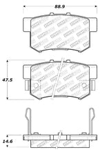 Load image into Gallery viewer, StopTech 00-09 Honda S2000 Street Select Performance Rear Brake Pads