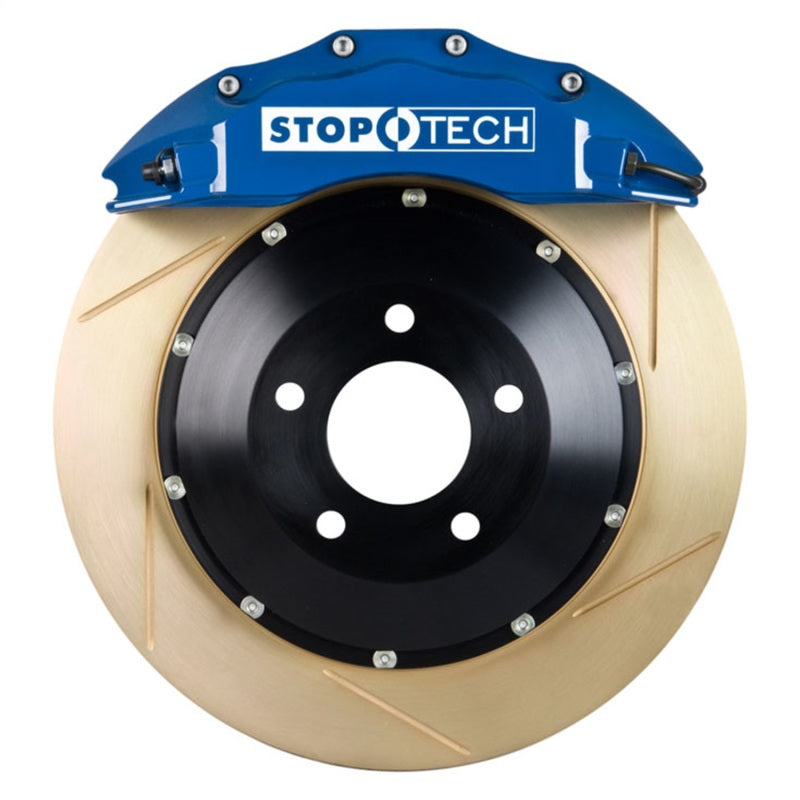 StopTech 06-09 Honda S2000 Blue ST-60 Caliper 355x32mm Slotted Coated Rotors Front Big Brake Kit