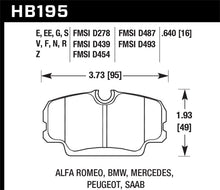 Load image into Gallery viewer, Hawk 84-92 BMW 318i / 87-93 BMW 325i (w/ Girling/ATE Calipers) Blue 42 Front Brake Pads