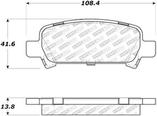 Load image into Gallery viewer, StopTech 05-09 Subaru Legacy Street Select Rear Brake Pads