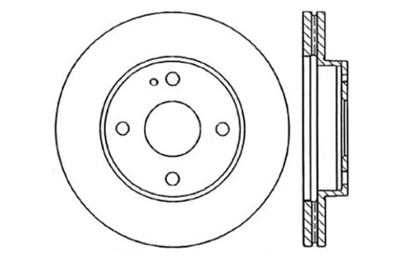 StopTech Drilled Sport Brake Rotor