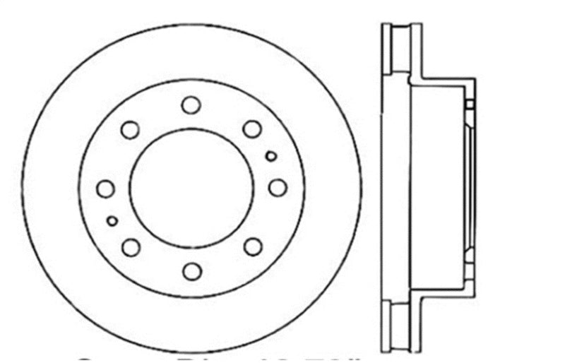 StopTech Drilled Sport Brake Rotor