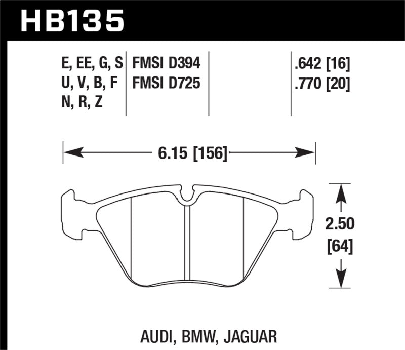 Hawk 95-99 / 01-06 BMW M3 Blue 9012 Race Front Brake Pads