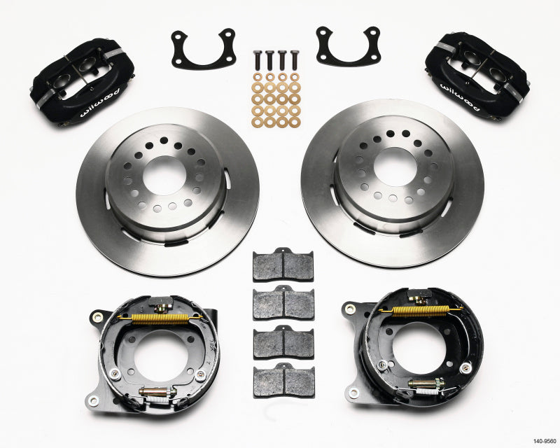 Wilwood Forged Dynalite P/S Park Brake Kit New Big Ford 2.50in offset Staggrd Shock