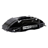 StopTech 06-09 Honda S2000 ST-40 Black Calipers 328x28mm Slotted Coated Rotors Front Big Brake Kit