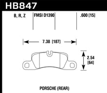 Load image into Gallery viewer, Hawk 11-18 Porsche Cayenne Performance Ceramic Rear Brake Pads