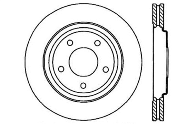 StopTech Drilled Sport Brake Rotor