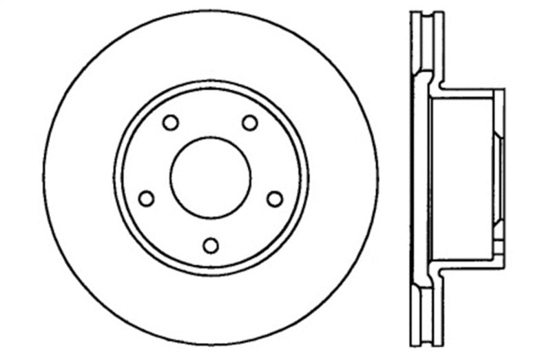 StopTech Drilled Sport Brake Rotor