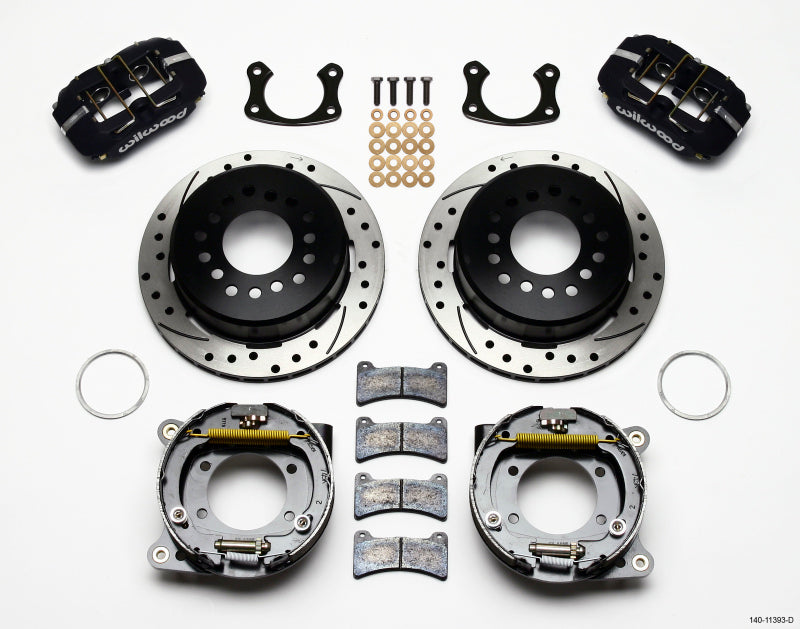 Wilwood Dynapro Low-Profile 11.00in P-Brake Kit Drilled Small Ford 2.66in Offset
