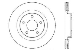 StopTech Sport Cross Drilled Brake Rotor - Front Left
