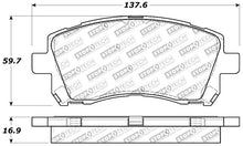 Load image into Gallery viewer, StopTech Performance 02-03 WRX Front Brake Pads