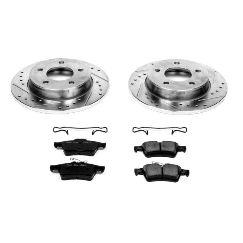 Power Stop 06-13 Mazda 3 Rear Z23 Evolution Sport Brake Kit