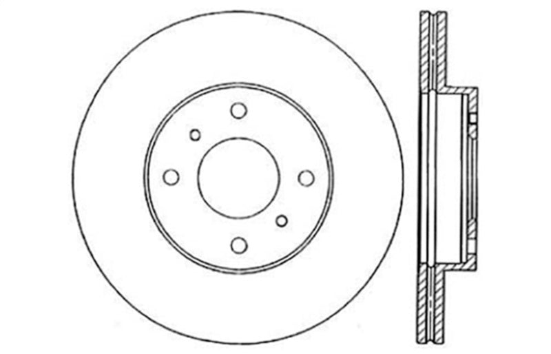 StopTech Drilled Sport Brake Rotor