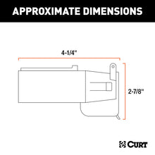 Load image into Gallery viewer, Curt Adapter w/Alarm (7-Way RV Blade to 6-Way Round Trailer Center Pin Brake)