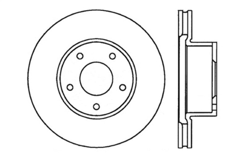 StopTech Drilled Sport Brake Rotor No Right Avail - Use 2 Lefts for Set per StopTech