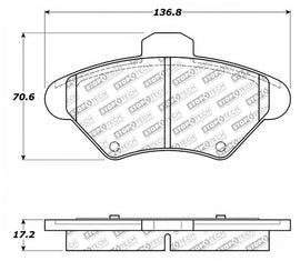 StopTech Street Select Brake Pads - Front