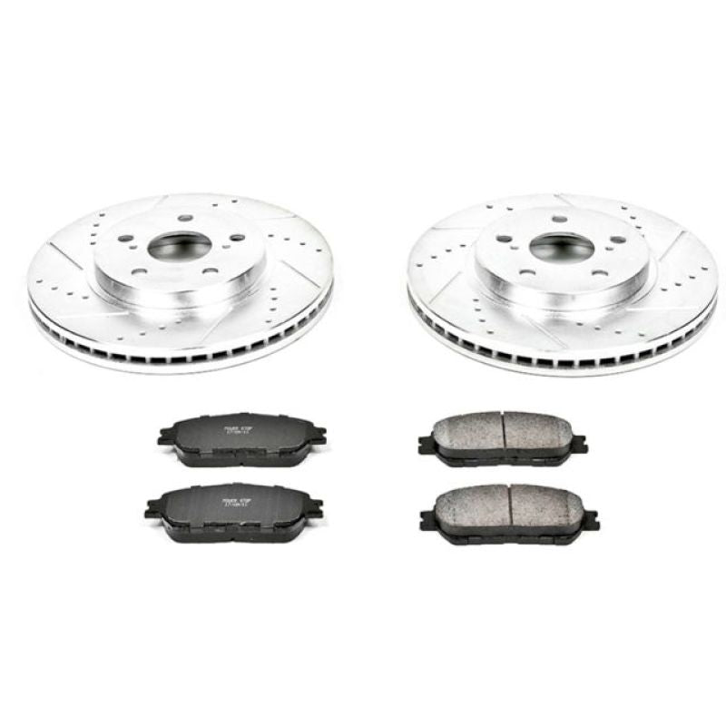 Power Stop 05-07 Toyota Avalon Front Z23 Evolution Sport Brake Kit