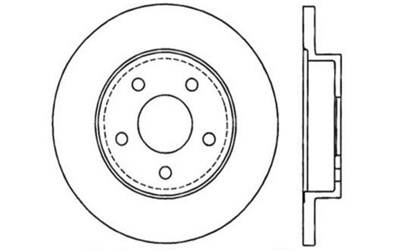 StopTech Drilled Sport Brake Rotor