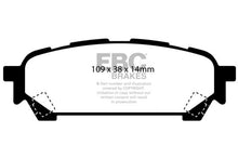 Load image into Gallery viewer, EBC 04-06 Saab 9-2X 2.0 Turbo Orangestuff Rear Brake Pads