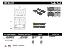 Load image into Gallery viewer, StopTech Performance 91-03 Ford Escort ZX2 / 92-95 Mazda MX-3 Front Brake Pads