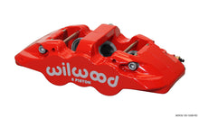 Load image into Gallery viewer, Wilwood Caliper-Aero6-L/H - Red 1.62/1.12/1.12in Pistons 1.25in Disc
