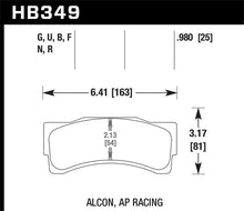 Load image into Gallery viewer, Hawk AP Racing/Alcon Universal DTC-70 Rear Race Brake Pads