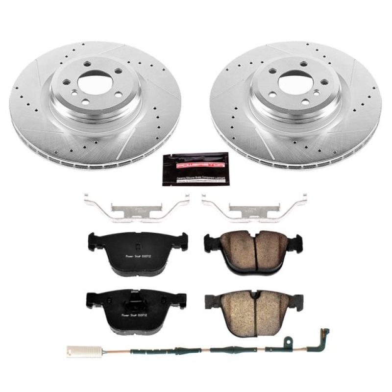 Power Stop 10-15 BMW 760Li Rear Z23 Evolution Sport Brake Kit