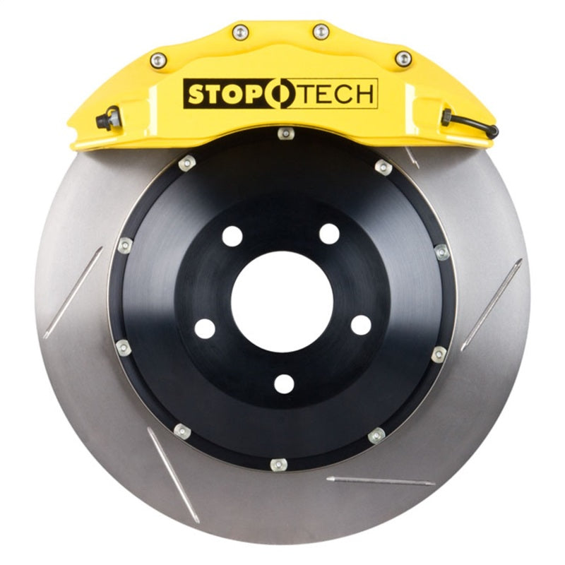 StopTech 06-10 BMW M5/M6 w/ Yellow ST-60 Calipers 380x35mm Slotted Rotors Front Big Brake Kit