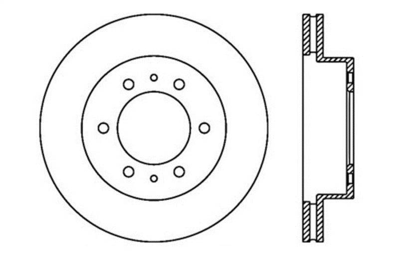 StopTech Drilled Sport Brake Rotor