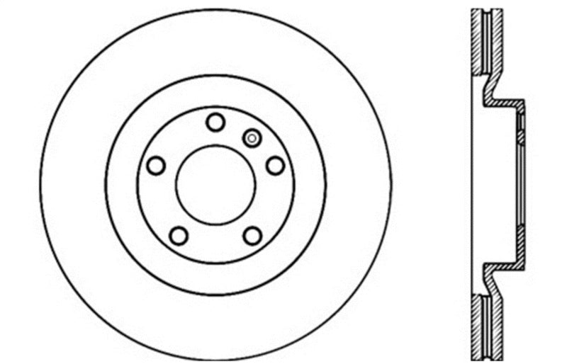 StopTech Slotted & Drilled Sport Brake Rotor
