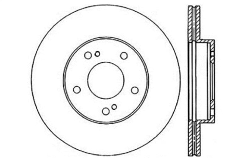 StopTech Drilled Sport Brake Rotor