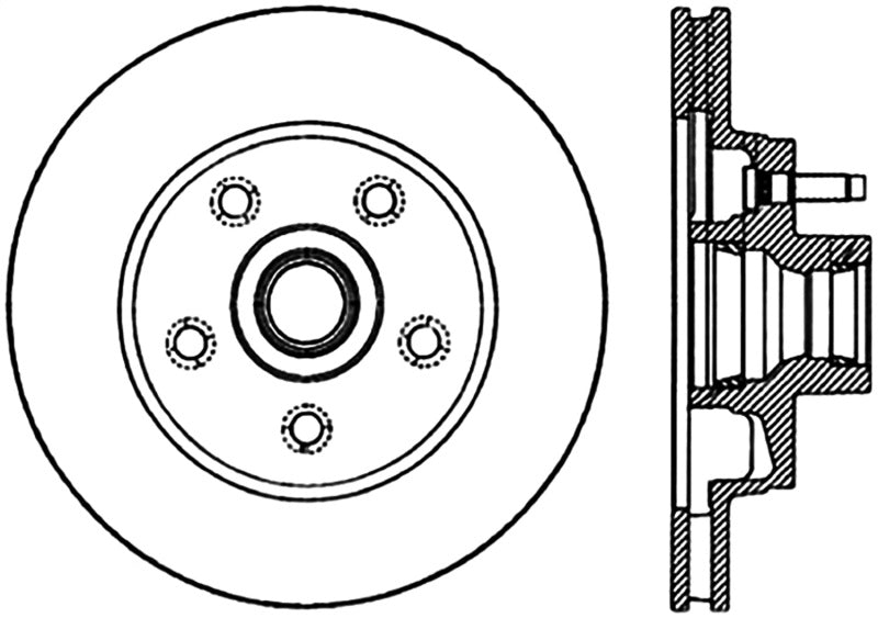 StopTech Slotted & Drilled Sport Brake Rotor