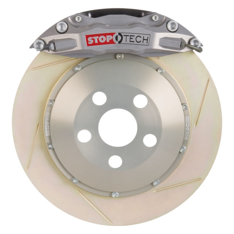 StopTech 02-06 Mini Cooper STR-40 Calipers 328x28mm Trophy Slotted Rotors Front Big Brake Kit