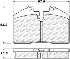 StopTech Street Select Brake Pads - Front/Rear