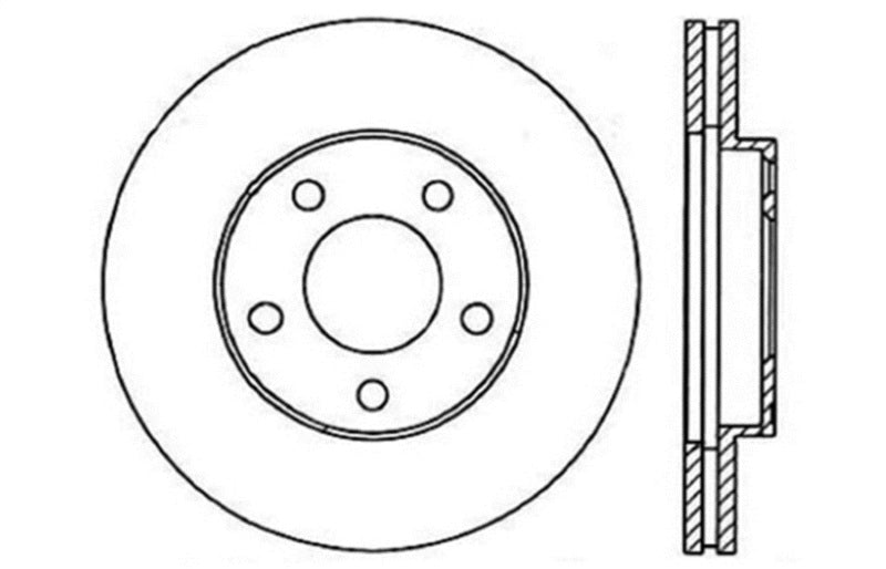 StopTech Drilled Sport Brake Rotor