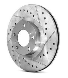 StopTech 01-05 Lexus IS300 / 02-10 Lexus SC430 Sport Slotted & Drilled Rear Right Brake Rotor
