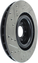 Load image into Gallery viewer, StopTech 2014-2015 Fiat 500L Front Left Slotted &amp; Drilled Sport Brake Rotor