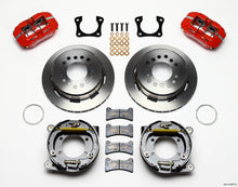 Load image into Gallery viewer, Wilwood Dynapro Low-Profile 11.00in P-Brake Kit - Red 58-64 Olds/Pontiac Ends 2.81in Offset