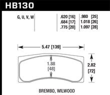 Load image into Gallery viewer, Hawk DTC-80 Brembo/Wilwood 25mm Race Brake Pads