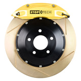 StopTech 11-14 Ford Mustang GT w/ Yellow ST-40 Calipers 355x32mm Slotted Rotors Front Big Brake Kit