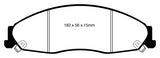 EBC 05-08 Pontiac Grand Prix 5.3 Greenstuff Front Brake Pads