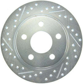 StopTech Select Sport 92-02 Cadillac Eldorado Right Slotted & Drilled Sport Brake Rotor - Rear
