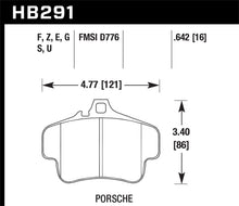 Load image into Gallery viewer, Hawk 98 Porsche 911 Targa Blue 9012 Race Front Brake Pads