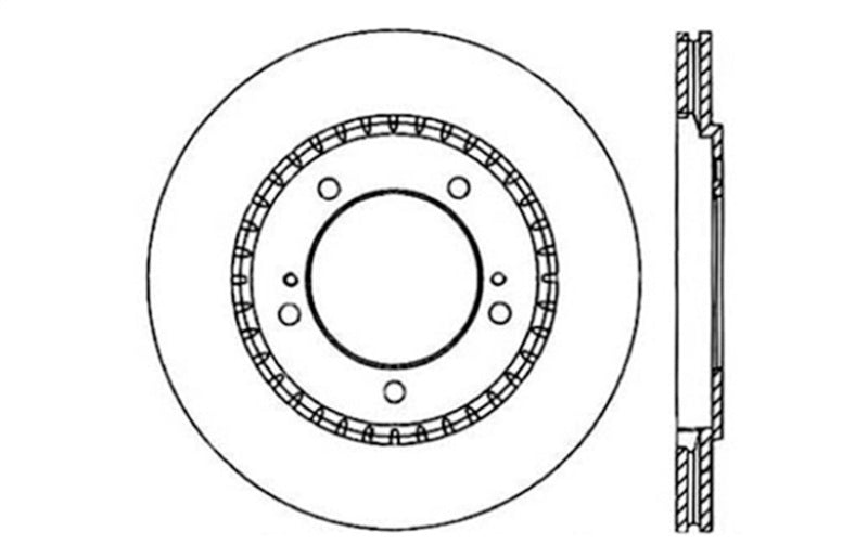 StopTech Slotted & Drilled Sport Brake Rotor