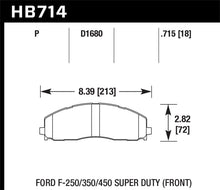 Load image into Gallery viewer, Hawk 2015 Ford F-250/350/450 Super Duty Front Brake Pads