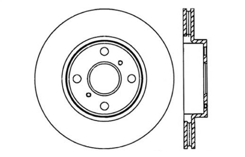StopTech Slotted & Drilled Sport Brake Rotor